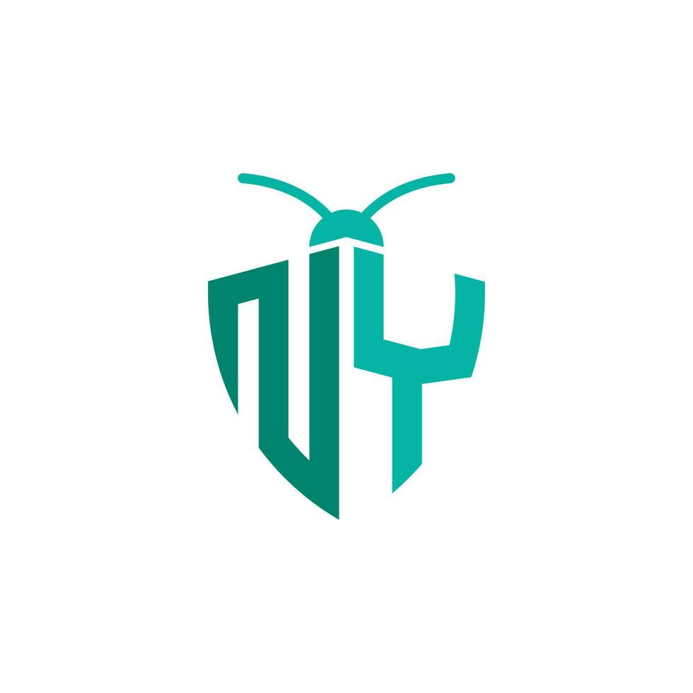 Briefe ny Pest Steuerung Logo vektor