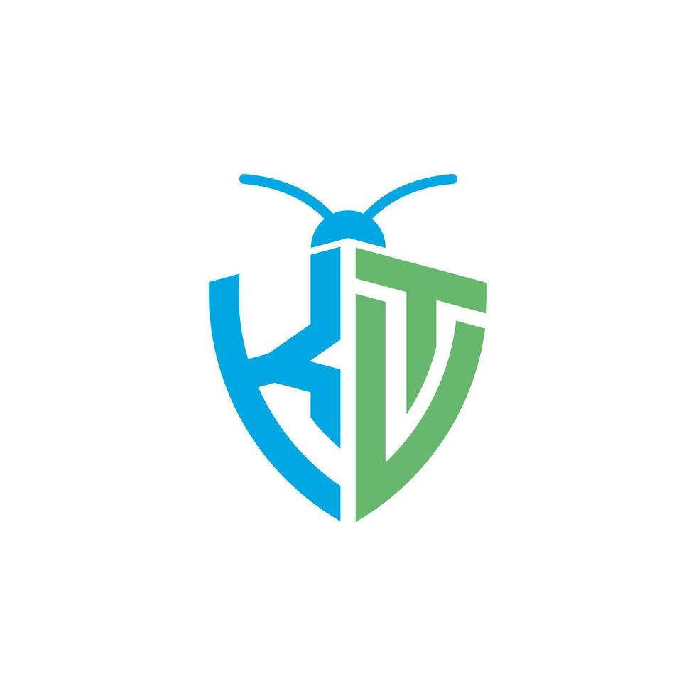 Briefe ktv kvt Pest Steuerung Logo vektor