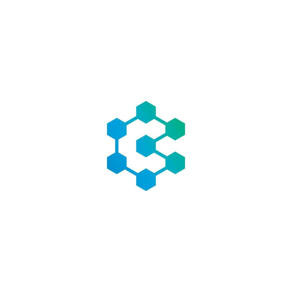 brev b blockchain logotyp design vektor