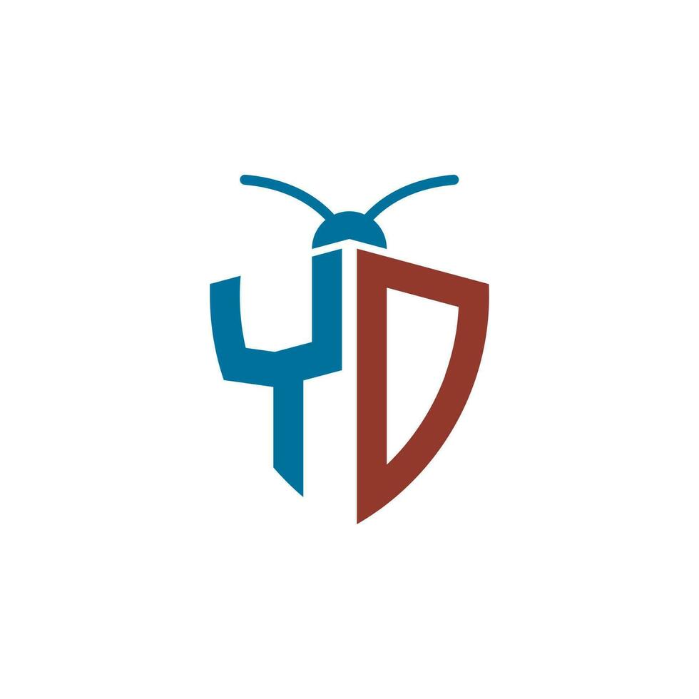 Briefe yd Pest Steuerung Logo vektor