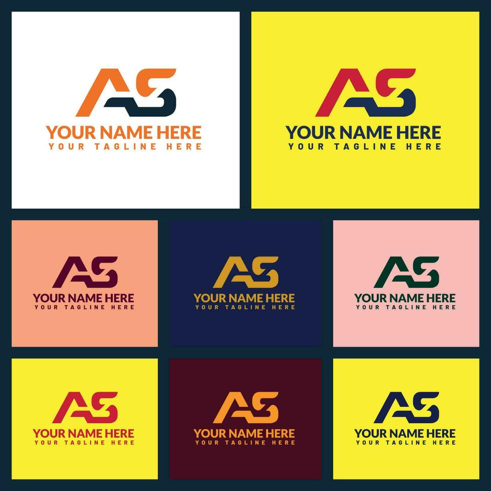 wie Brief Logo oder wie Text Logo und wie Wort Logo Design. vektor