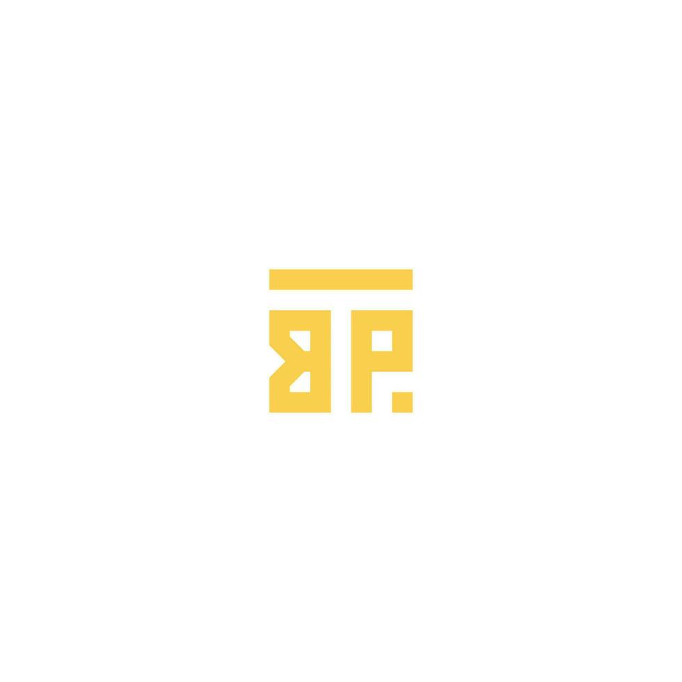 Briefe EL bpt Platz Logo minimal einfach modern vektor