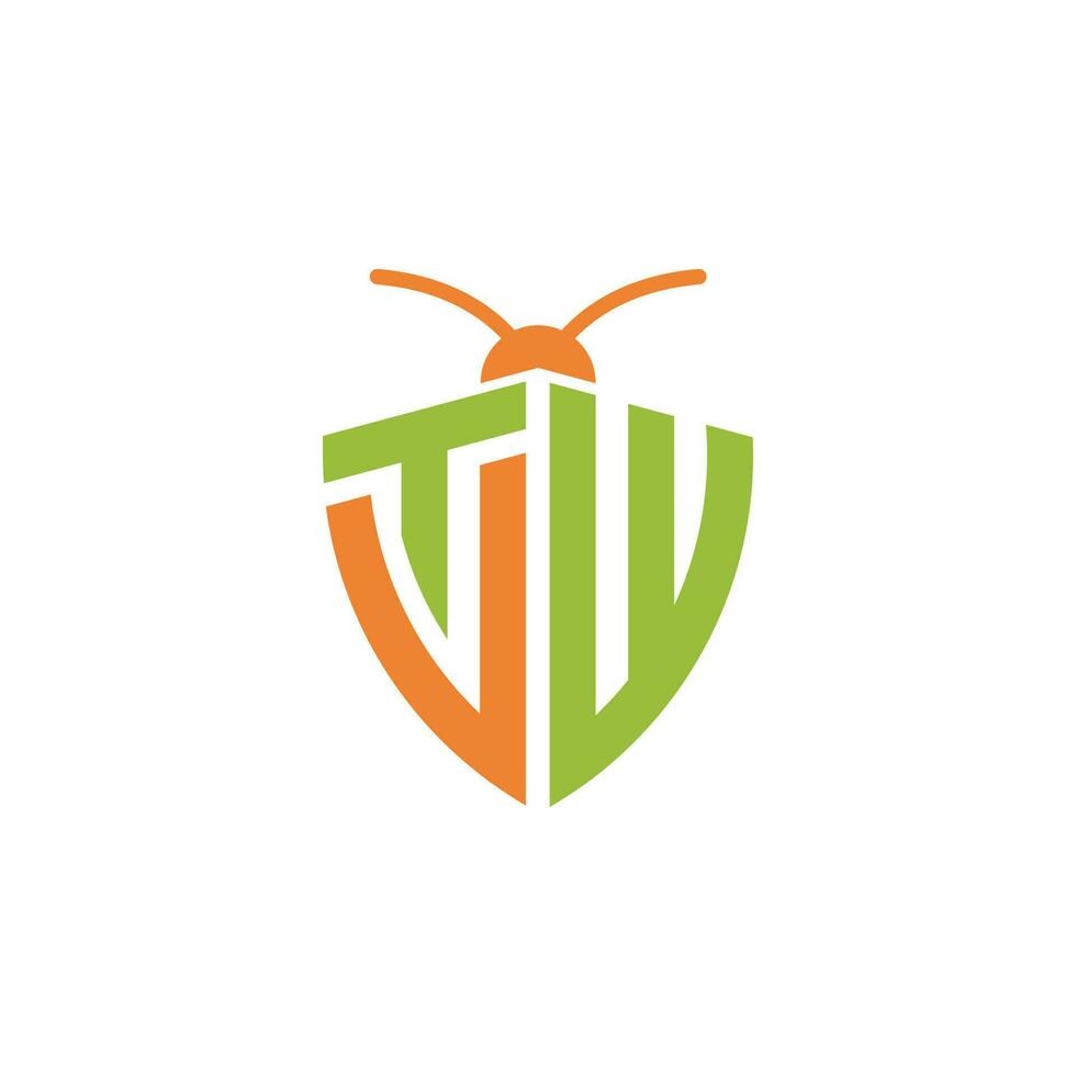 Briefe tvw vtw Pest Steuerung Logo vektor