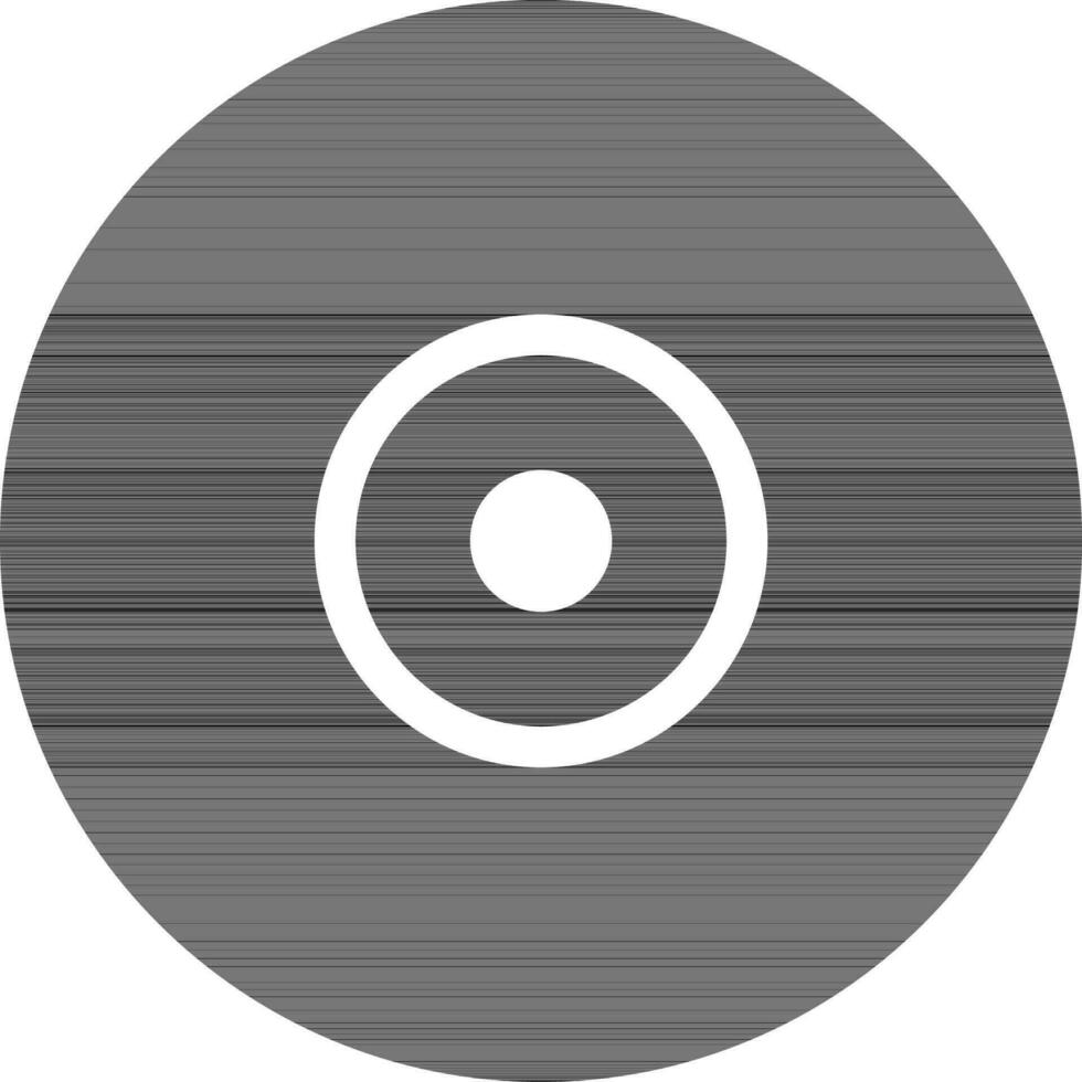 isolerat ikon av kompakt disk CD. vektor