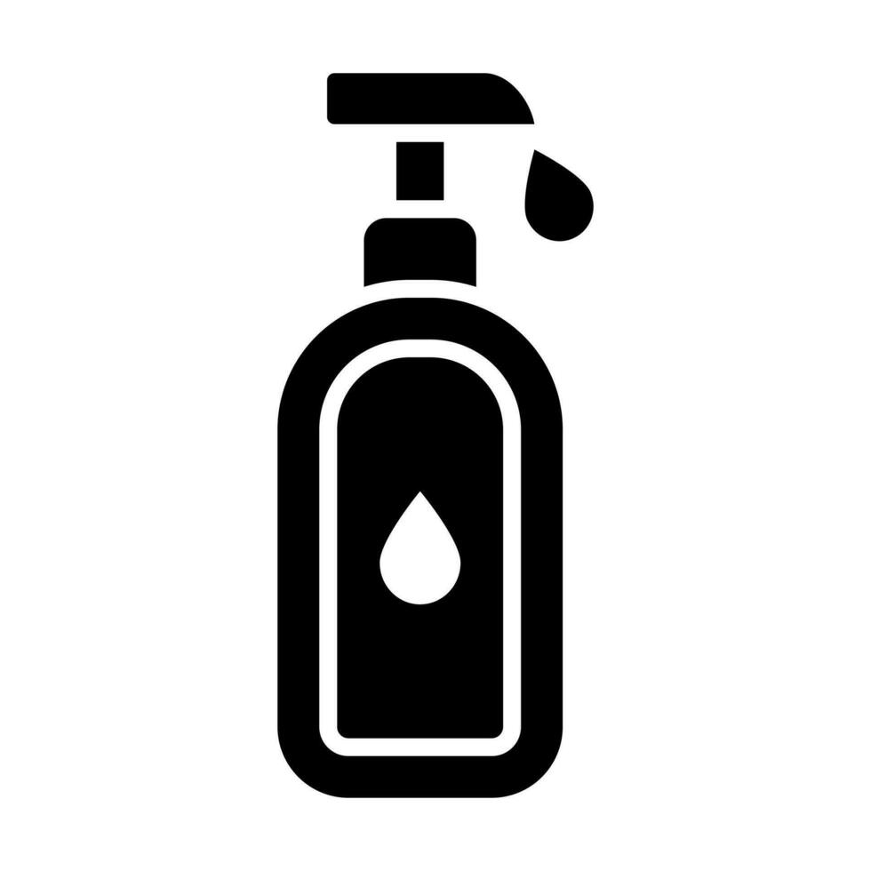 Lotion Glyphe Symbol Design vektor