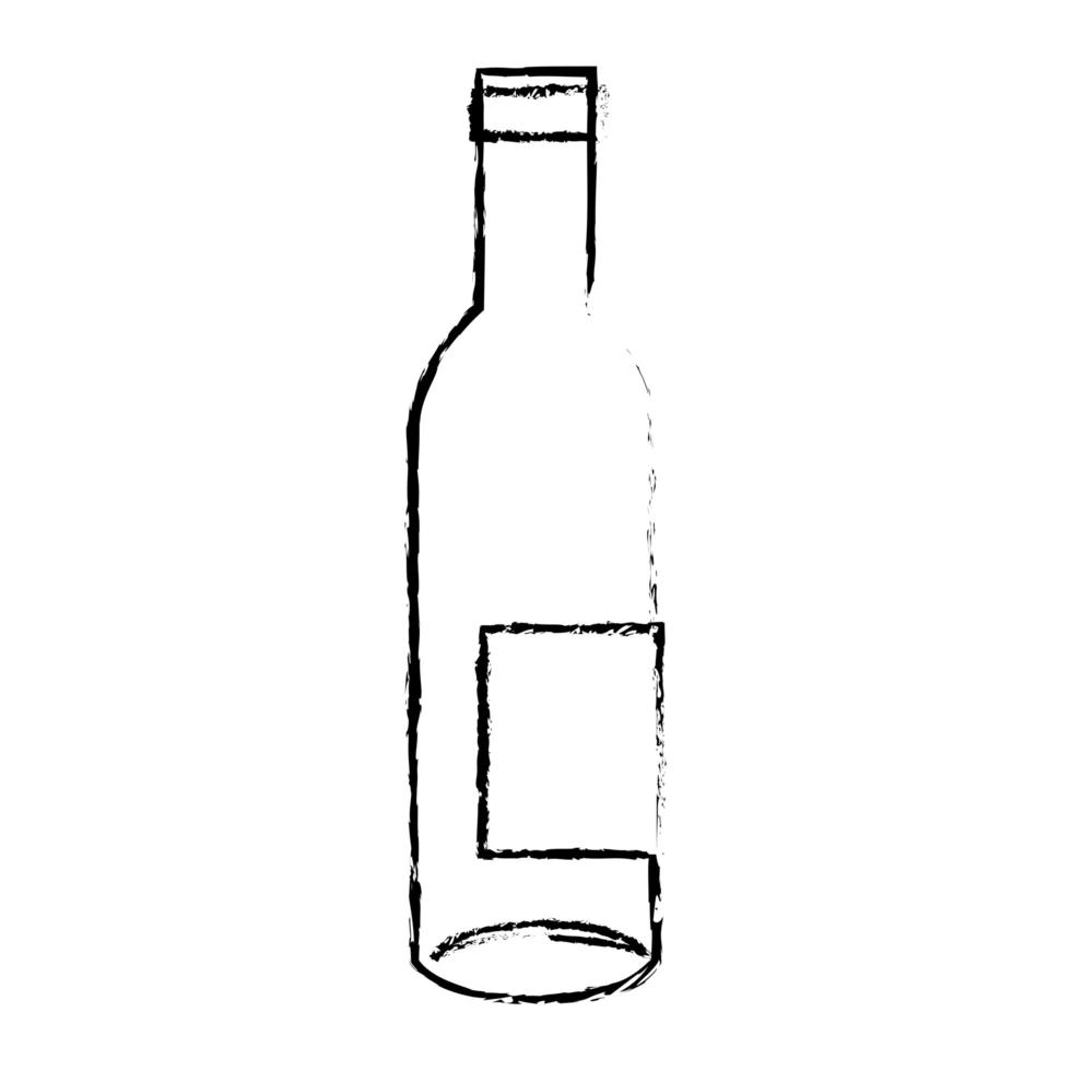 Weinflaschen-Symbol vektor