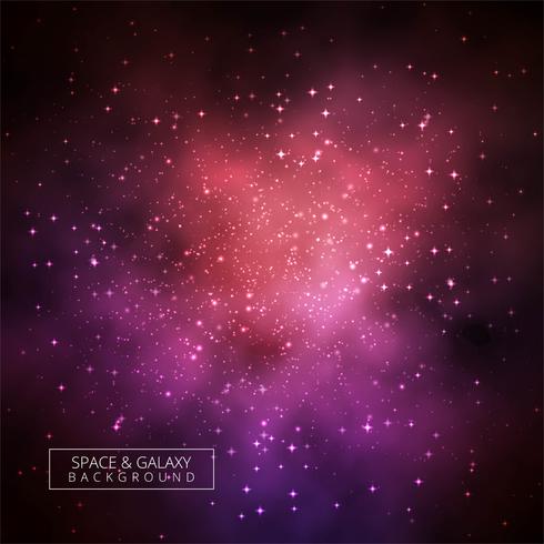 Abstrakter glänzender Universumgalaxiehintergrund vektor