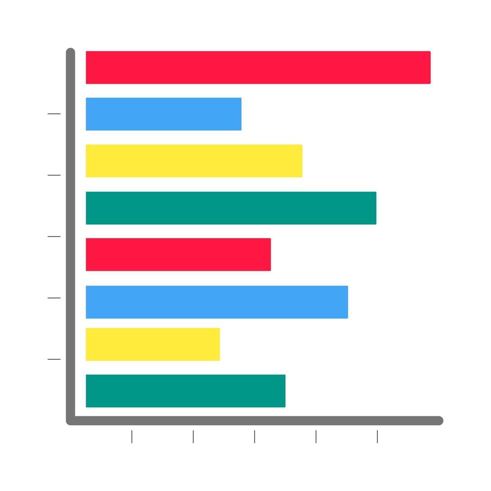 moderne flache Artdesign-Infografikenikonenzeichen setzen Vektorillustration lokalisiert auf weißem Hintergrund vektor