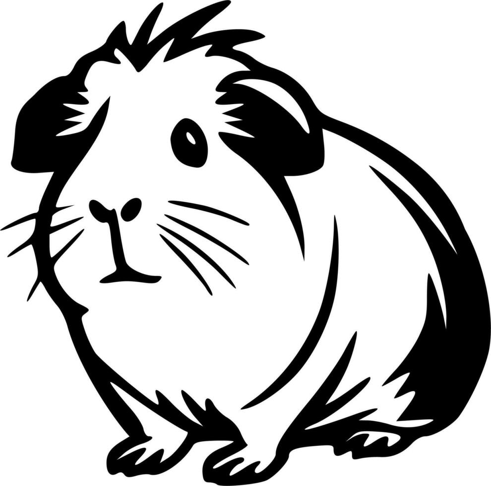 guinea gris ClipArt vektor illustration
