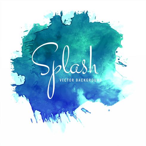 Splash färgstark akvarell bakgrund vektor