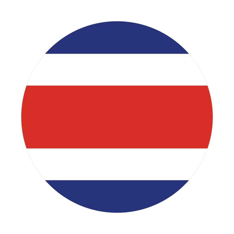 costa rica flagga. flagga av costa rica i design form vektor