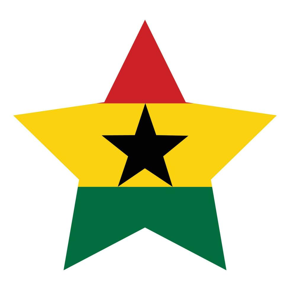 ghana flagga. flagga av ghana i design form vektor