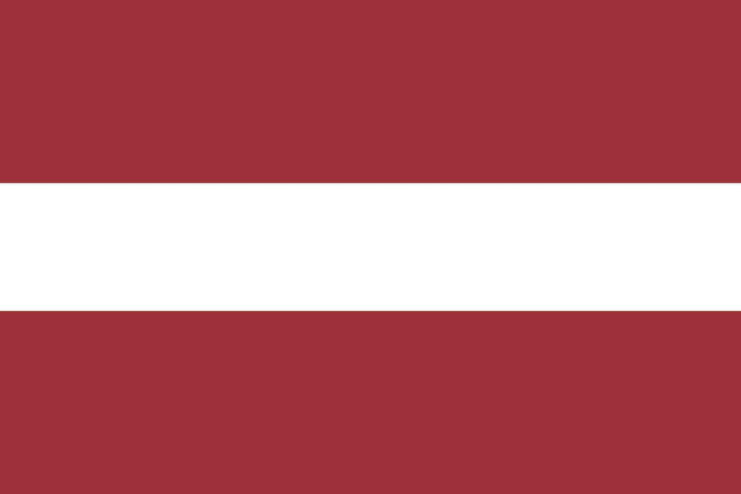 Flagge von Lettland. Lettland Flagge im Design gestalten vektor