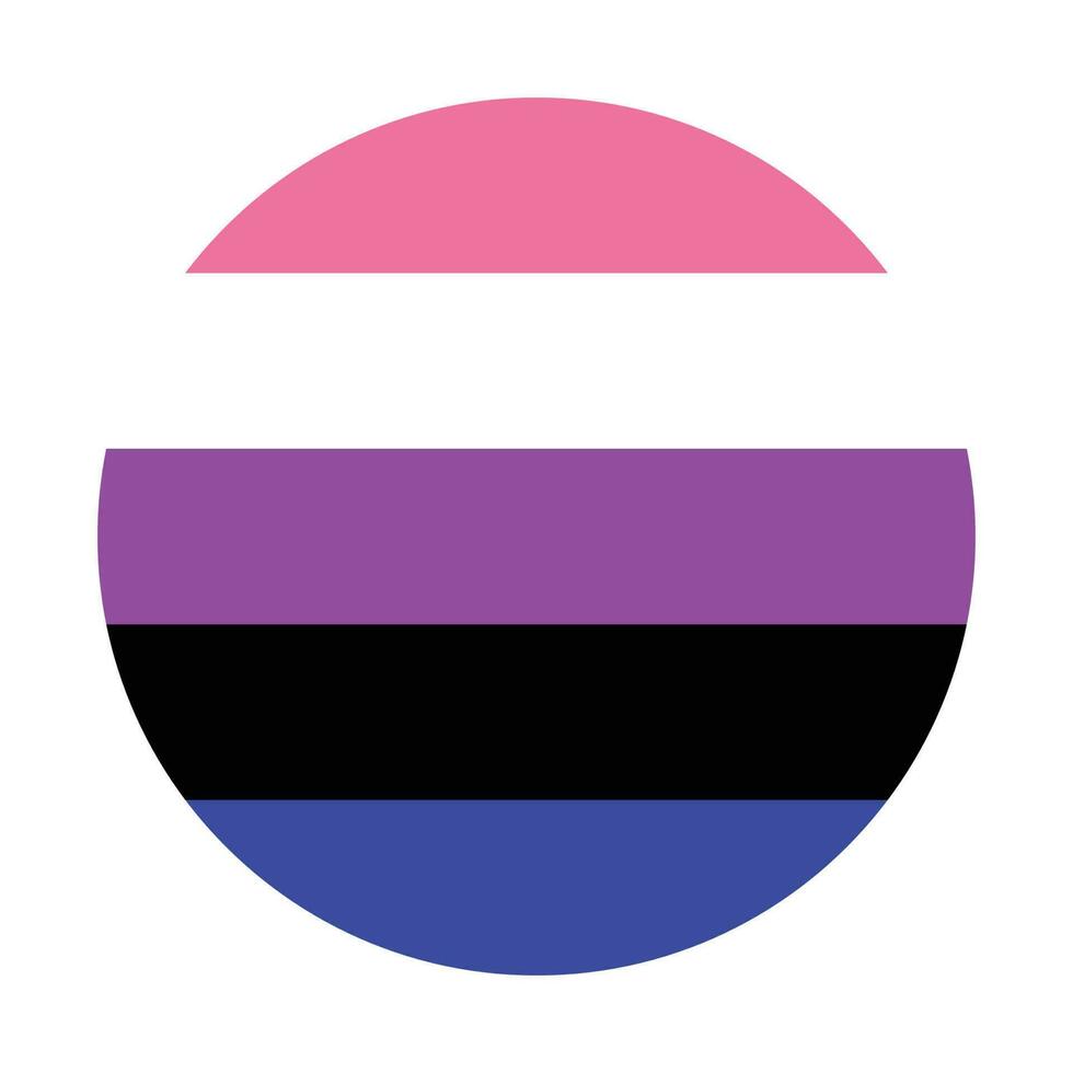 Genderfluid Stolz Flagge. lgbt Stolz Flagge vektor