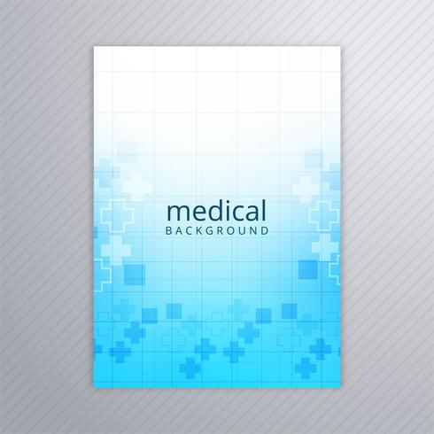 Abstrakter medizinischer Broschürenschablonen-Hintergrundvektor vektor