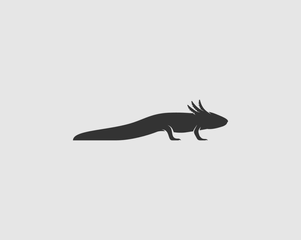 Axolotl Vektor Silhouette