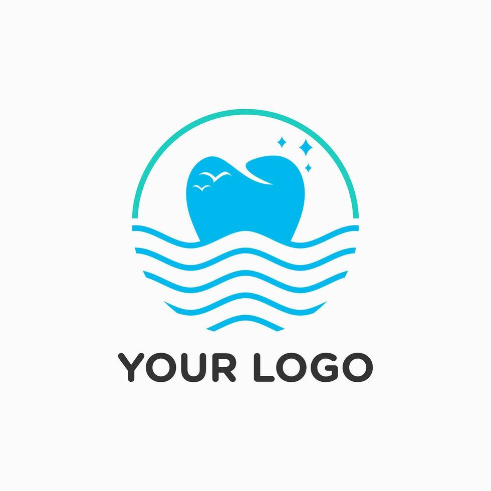 dental logotyp vektor illustration