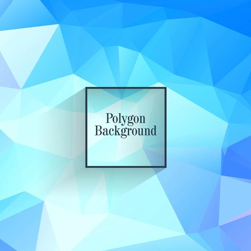 Elegante Hintergrundillustration des blauen Polygons vektor