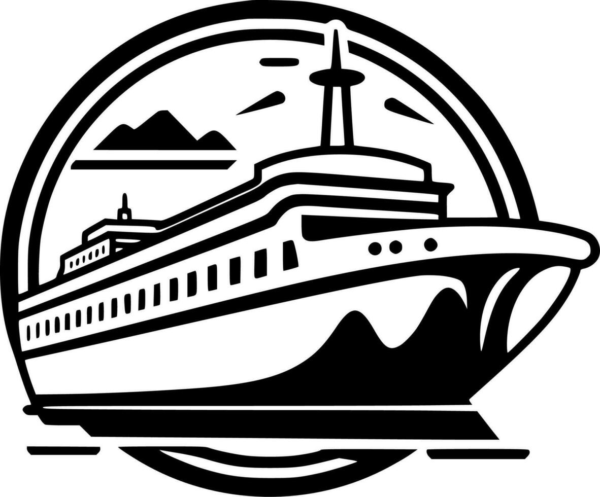 Kreuzfahrt - - hoch Qualität Vektor Logo - - Vektor Illustration Ideal zum T-Shirt Grafik