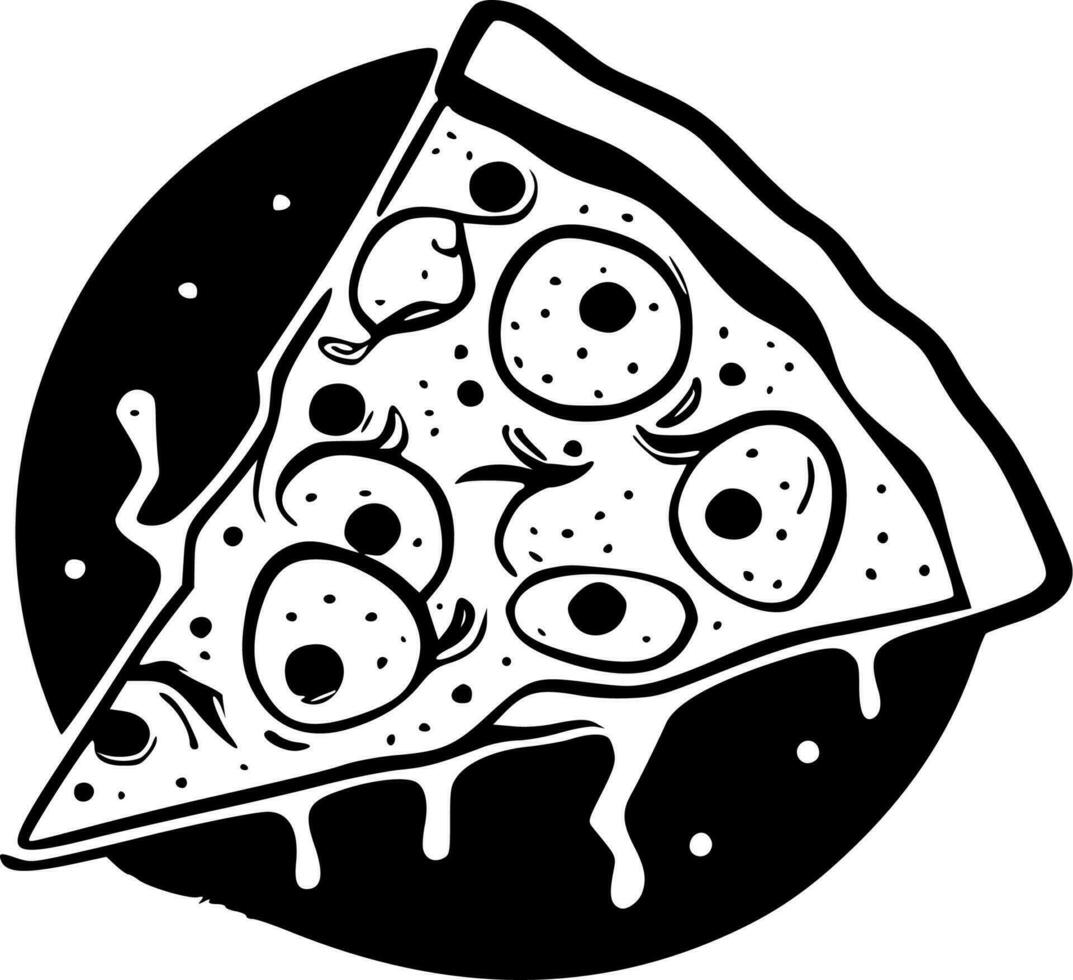 Pizza - - hoch Qualität Vektor Logo - - Vektor Illustration Ideal zum T-Shirt Grafik