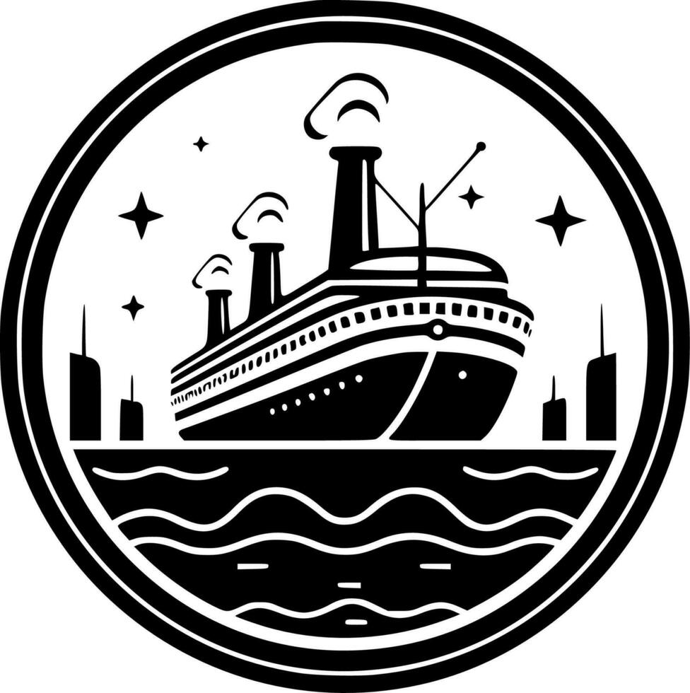 Kreuzfahrt - - hoch Qualität Vektor Logo - - Vektor Illustration Ideal zum T-Shirt Grafik