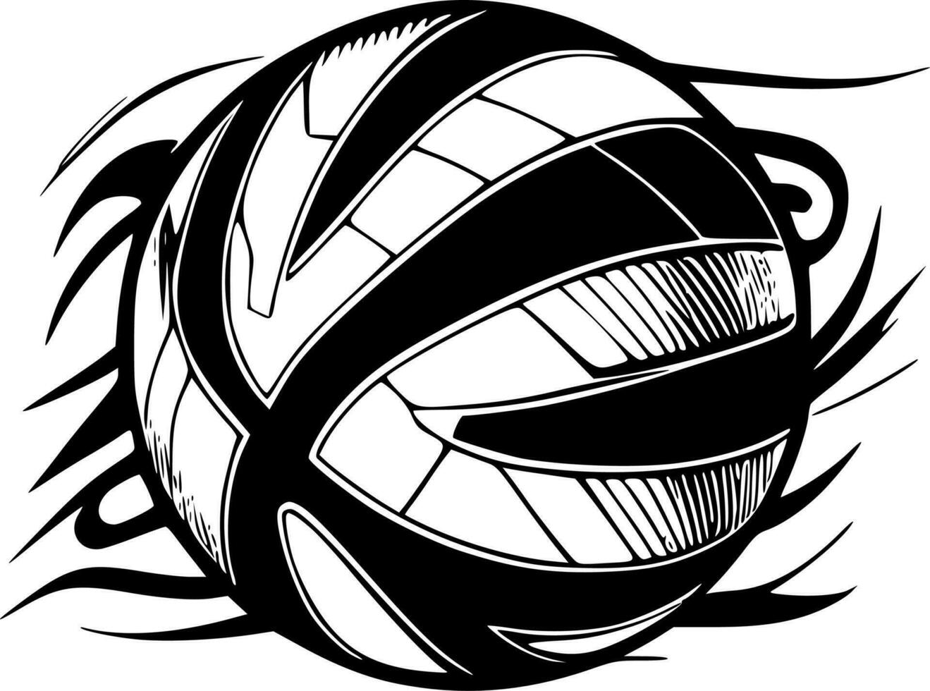 Volleyball - - hoch Qualität Vektor Logo - - Vektor Illustration Ideal zum T-Shirt Grafik