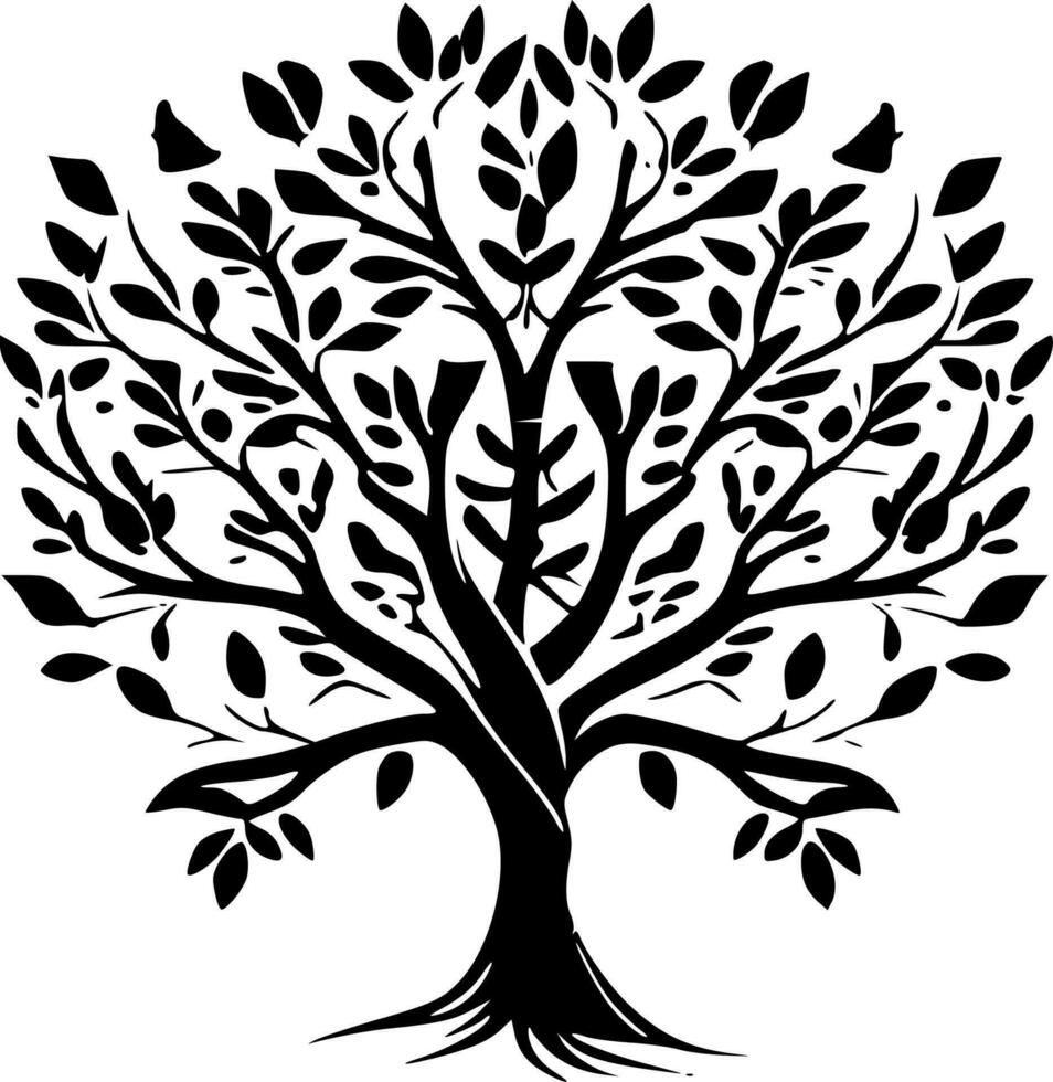 Baum von Leben - - hoch Qualität Vektor Logo - - Vektor Illustration Ideal zum T-Shirt Grafik