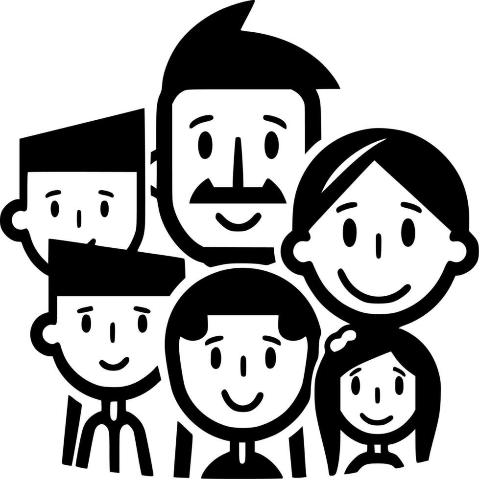 Familie - - hoch Qualität Vektor Logo - - Vektor Illustration Ideal zum T-Shirt Grafik