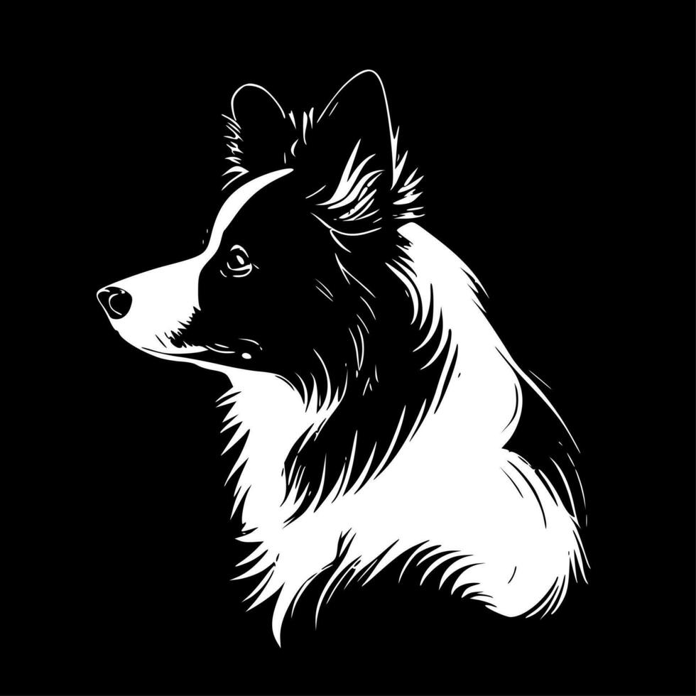 Rand Collie - - hoch Qualität Vektor Logo - - Vektor Illustration Ideal zum T-Shirt Grafik