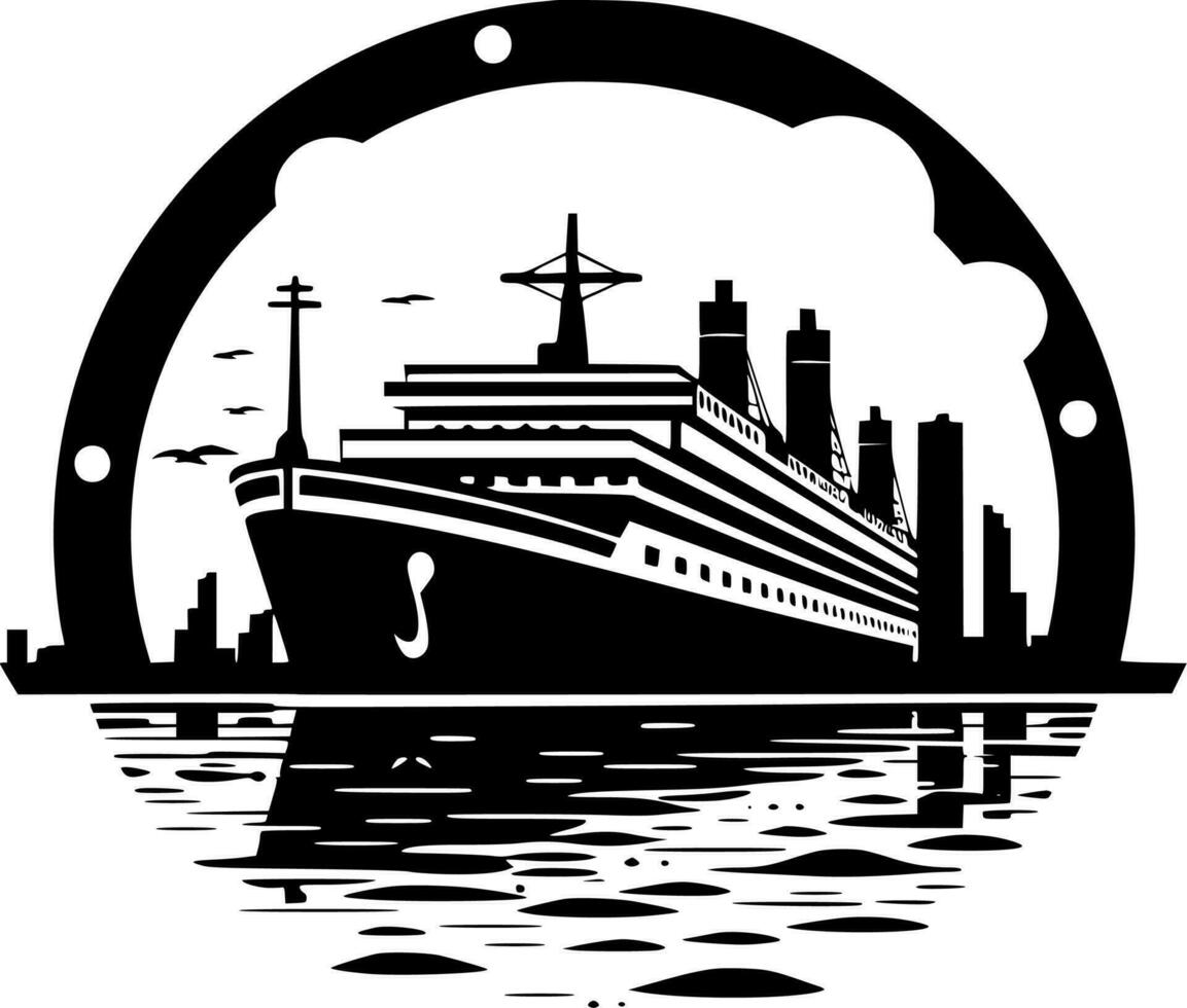 Kreuzfahrt - - hoch Qualität Vektor Logo - - Vektor Illustration Ideal zum T-Shirt Grafik