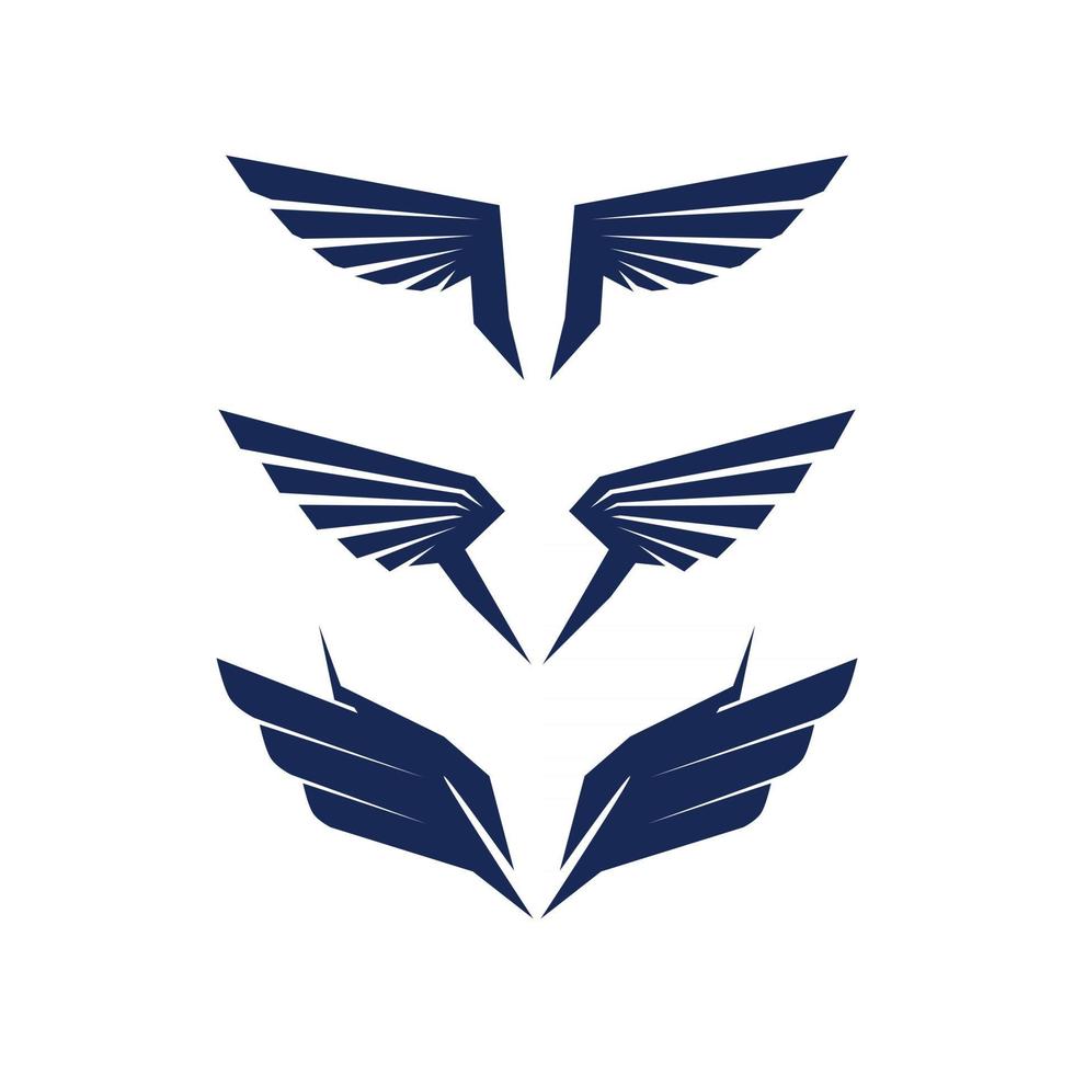 Falcon Wings Logo Vorlage Vektor Icon Logo Design App