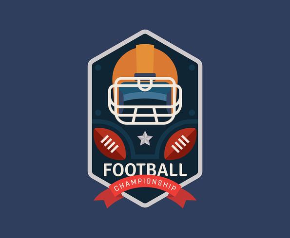 American Football Embleme vektor