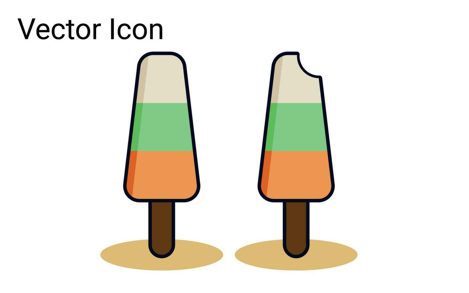 Eis-Icon-Design vektor