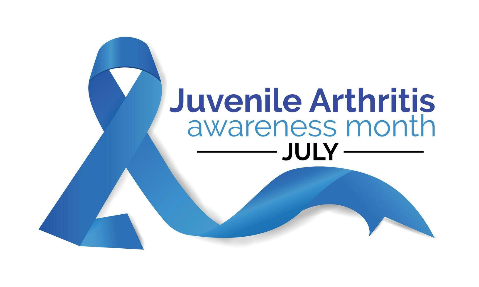 jugendlich Arthritis Bewusstsein Monat ist beobachtete jeder Jahr im Juli. Vektor Banner, Poster, Karte, Hintergrund Design. Arthritis ist ein Begriff häufig benutzt zu bedeuten irgendein Störung Das betrifft Gelenke