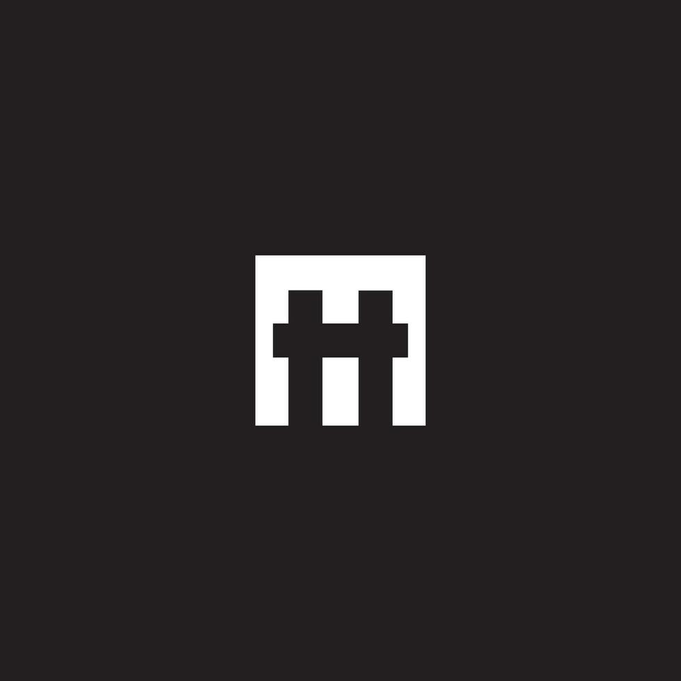 h logotyp ikon design mall element vektor