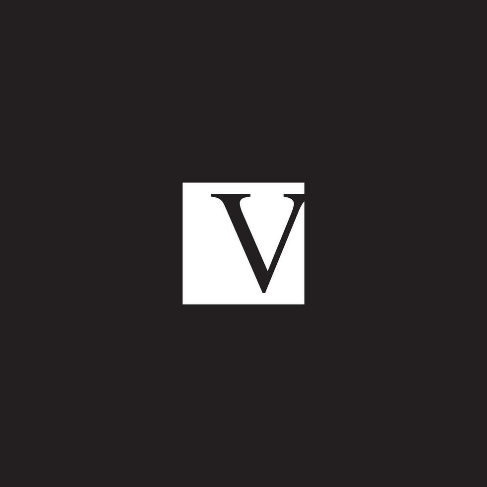 v logotyp ikon design mall element vektor