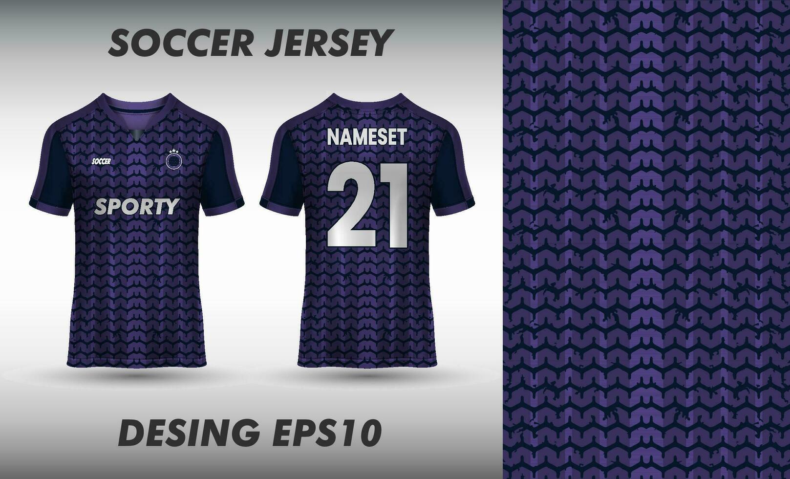 Vektor Fußball Jersey Vorlage Sport t Hemd Design und Sublimation Design