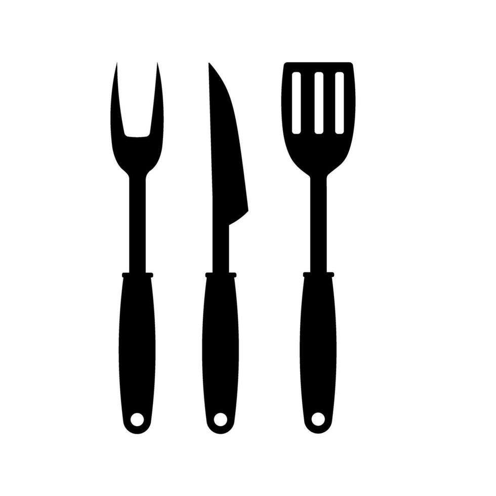 Grill Vektor Symbol. Picknick Illustration unterzeichnen. Steak Symbol oder Logo.