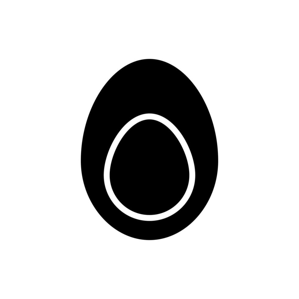 ägg ikon vektor. friterad ägg illustration tecken. mat symbol. kyckling logotyp. vektor