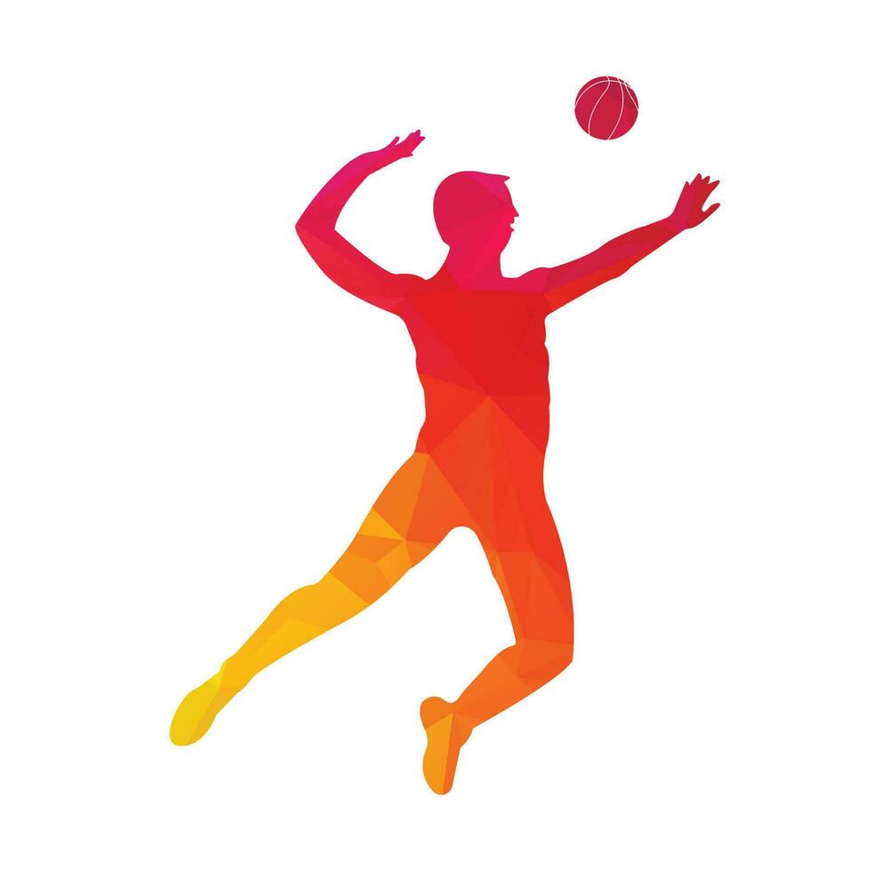 volleyboll klubb logotyp bricka märka volley boll logotyp design mall vektor