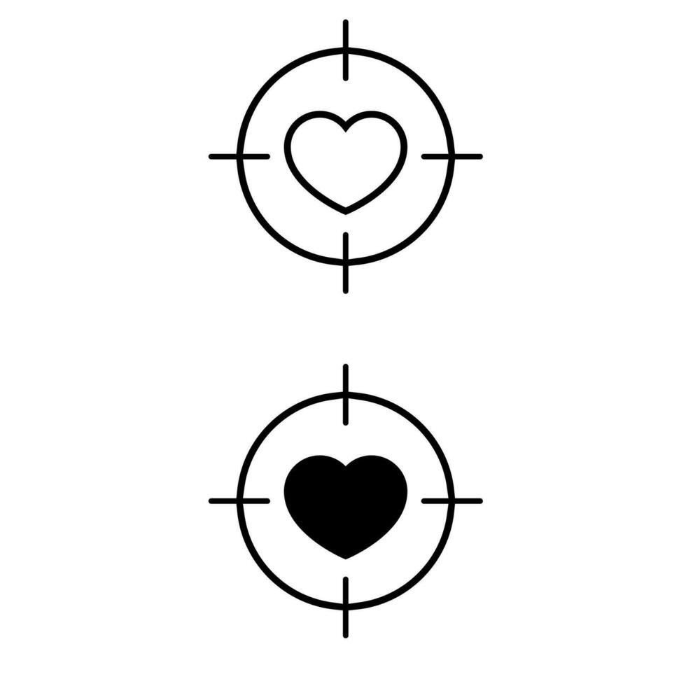 Liebe Symbol Vektor. Beziehungen Illustration unterzeichnen. online Dating Symbol oder Logo. vektor