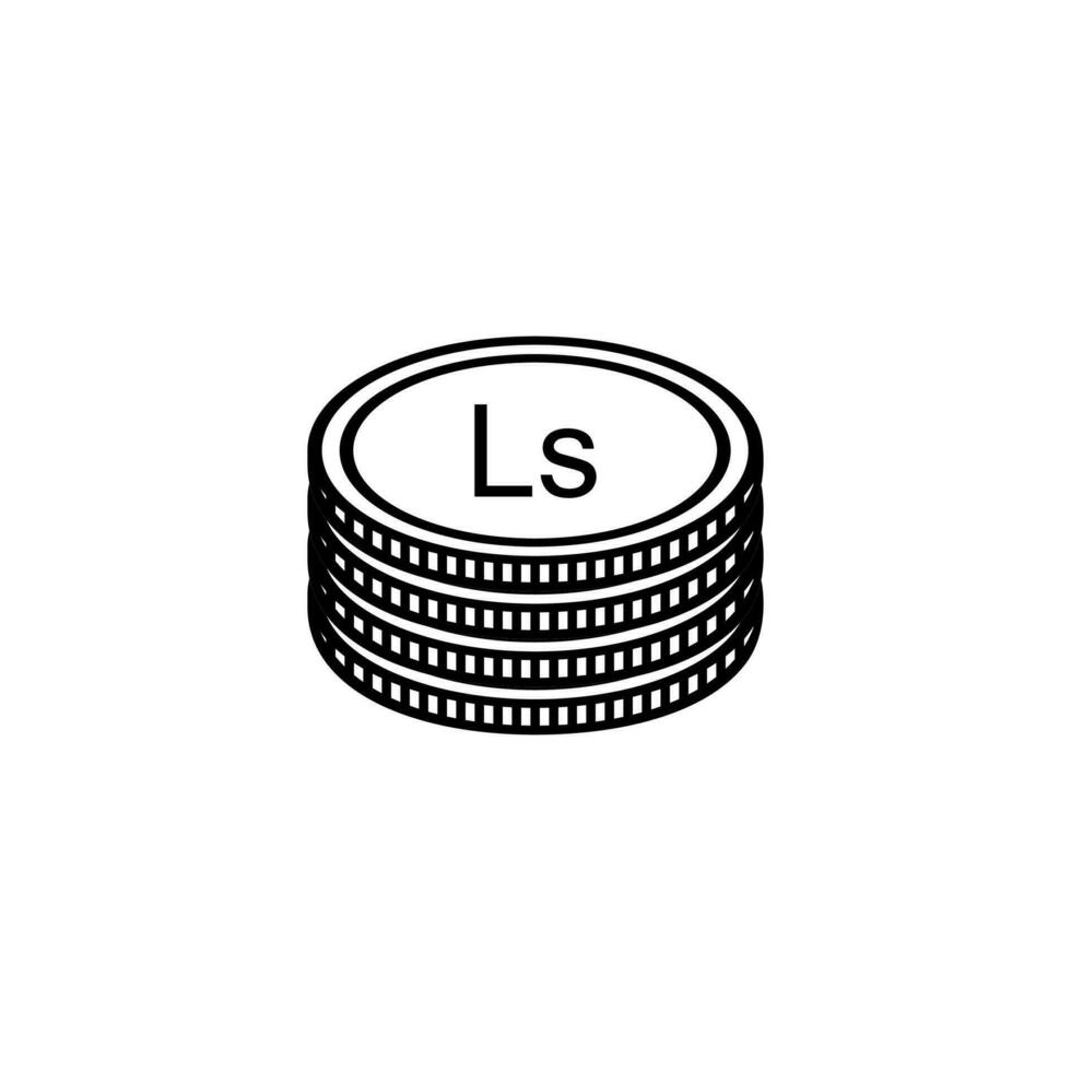 lettland valuta symbol, lettiska lats ikon, lvl tecken. vektor illustration