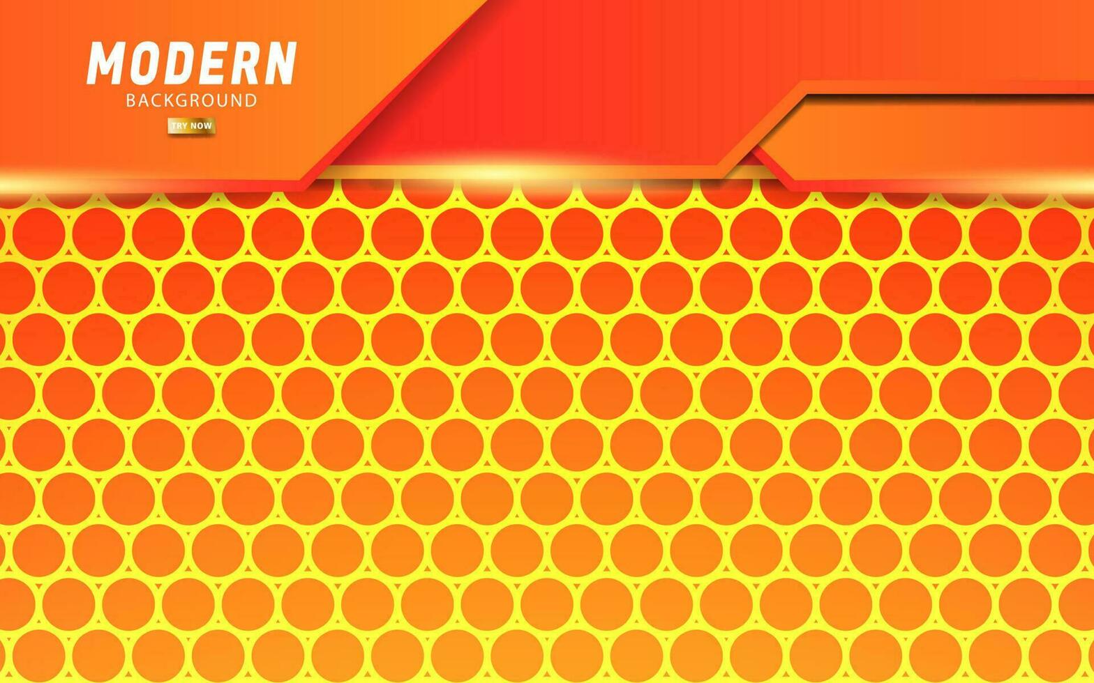 modern abstrakt Prämie futuristisch Orange Hintergrund Banner Design.Überlappung Schichten mit Papier Wirkung.realistisch Licht bewirken auf Kreis Muster Textur hintergrund.vektor Illustration. vektor