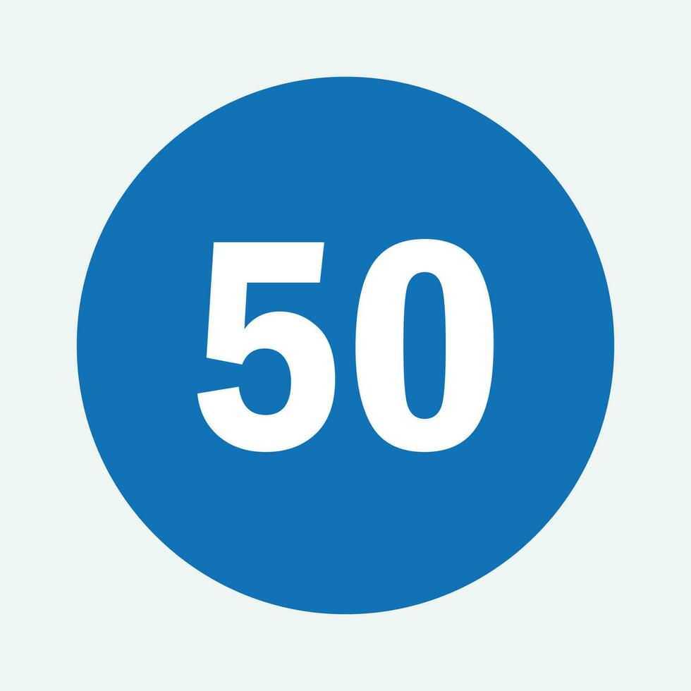 50 minimum hastighet de illustration vektor