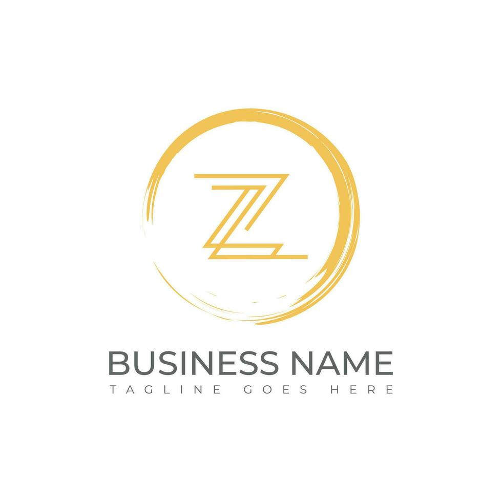 Initiale Brief z Logo Zen Spa und Massage vektor