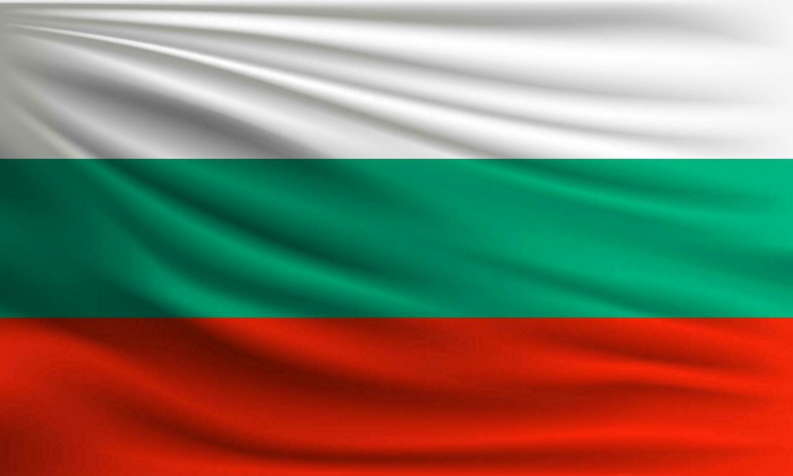 vektor flagga av bulgarien