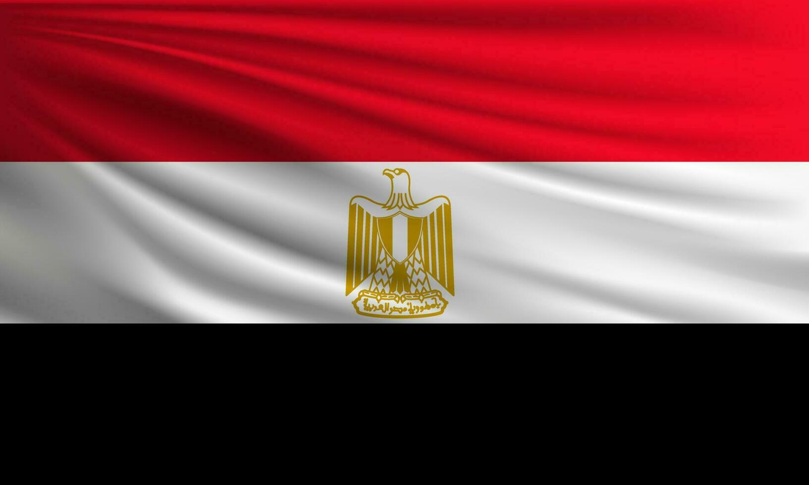 vektor flagga av egypten