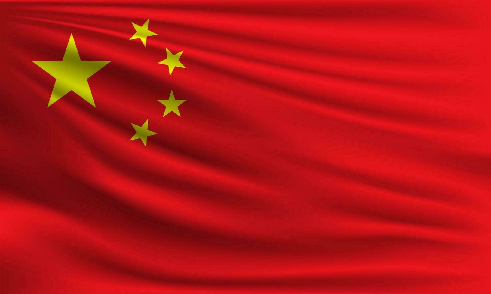 Vektor Flagge von China