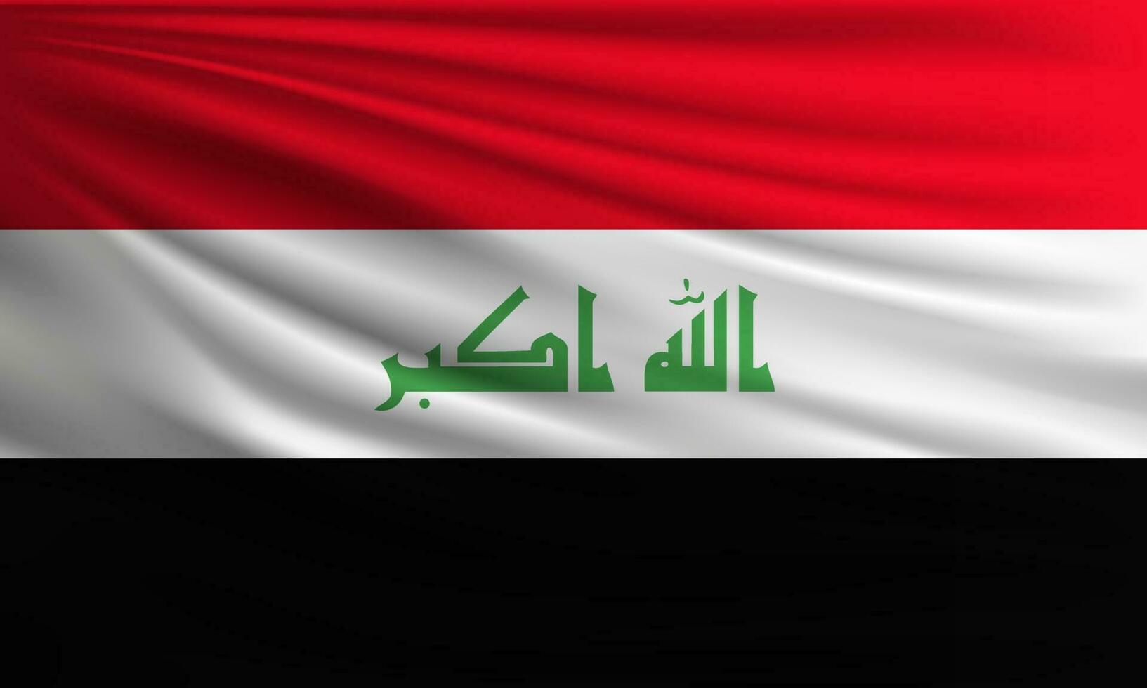 Vektor Flagge von Irak