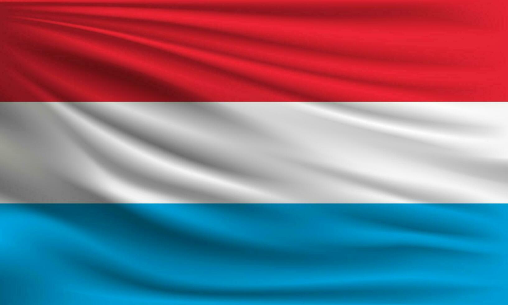 Vektor Flagge von Luxemburg